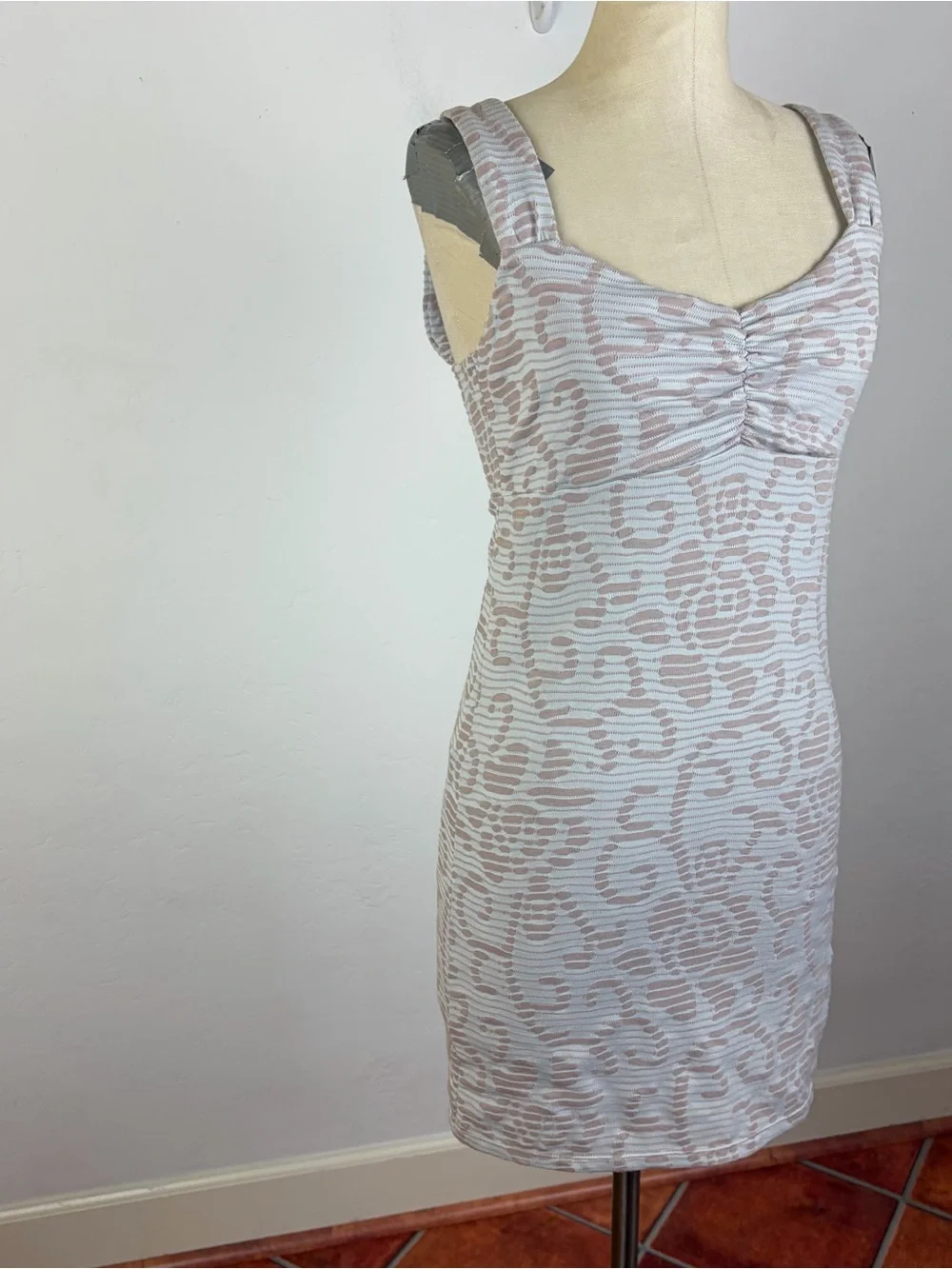 Free People Rose Stripe Mini Dress
